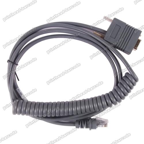 Coiled RS-232 Serial Cable for Honeywell MS7580 3780 3580 3M - Click Image to Close